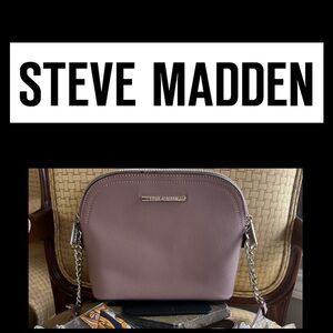 STEVE MADDEN  DUSTY  MAUVE Chain Strap Crossbody Bag EUC